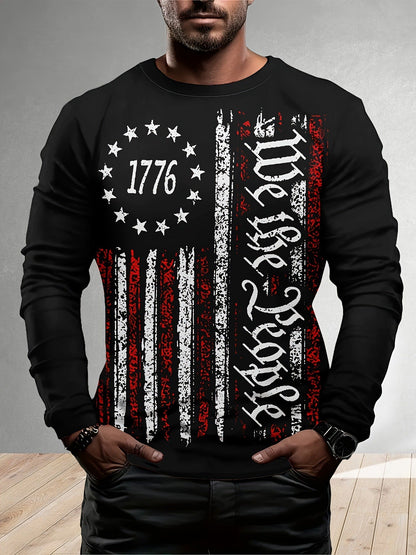 European American Long Sleeve Casual XINGX Print