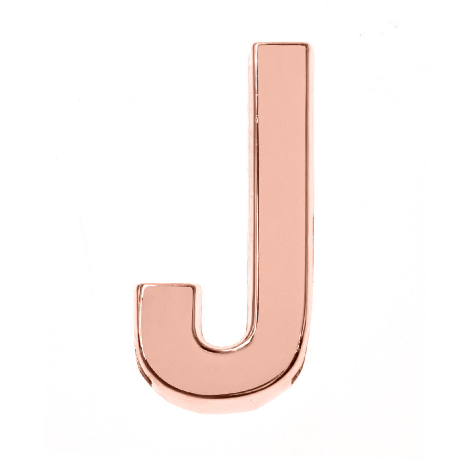 DIY Letter Keychain Glossy Ornament Accessories