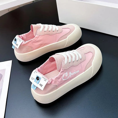 Female student height increasing thick soled sports board shoes casual shoes for women
