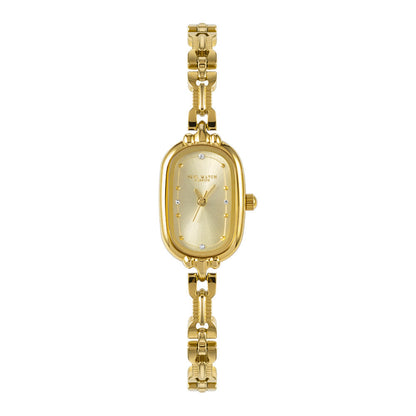 Retro Oval Small Golden Quartz Watch