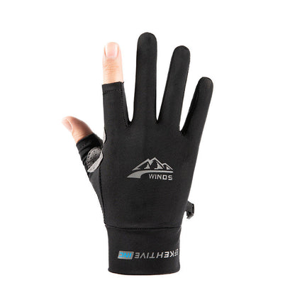 Fitness Cycling Half Finger Touch Screen Gloves