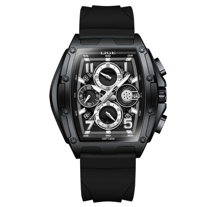 Multi-Sport Waterproof Curved Mirror Watch