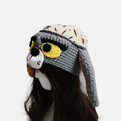 Handmade Knitted Strawberry Hat: Cute Wool All-match Casual Cap