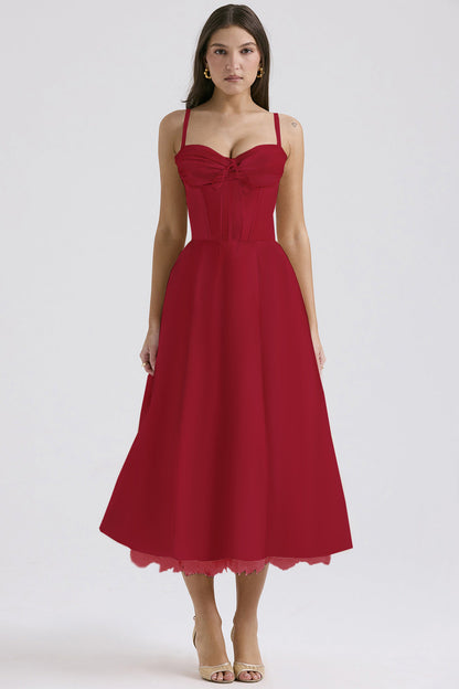 Floral series French summer camisole gentle style dress slimming floral camisole long skirt