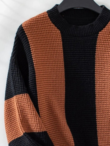 Knitted sweater autumn and winter new casual loose pullover sweater for women