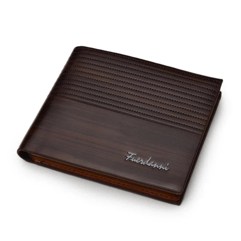 Men Leather Brand Luxury Wallet Short Slim Male Purses Money Clip Credit Card Dollar Price Portomonee Carteria