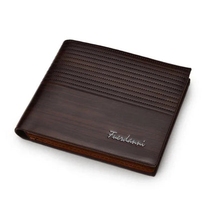 Men Leather Brand Luxury Wallet Short Slim Male Purses Money Clip Credit Card Dollar Price Portomonee Carteria