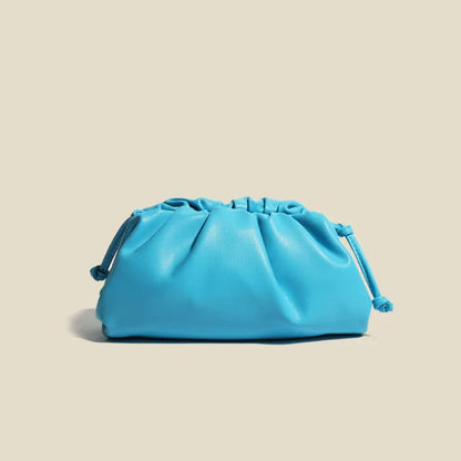 New Fashion Solid Color Headbag For Women Soft Leather Shoulder Crossbody Bag Female Travel Casual Bags