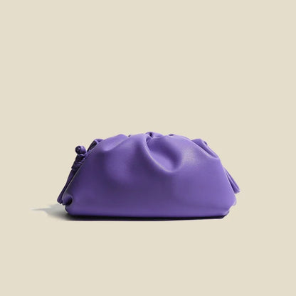 New Fashion Solid Color Headbag For Women Soft Leather Shoulder Crossbody Bag Female Travel Casual Bags