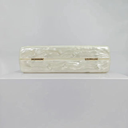 New luggage with acrylic personality, cute, simple, sweet, wedding banquet bag, one shoulder diagonal cross, fashionable woman