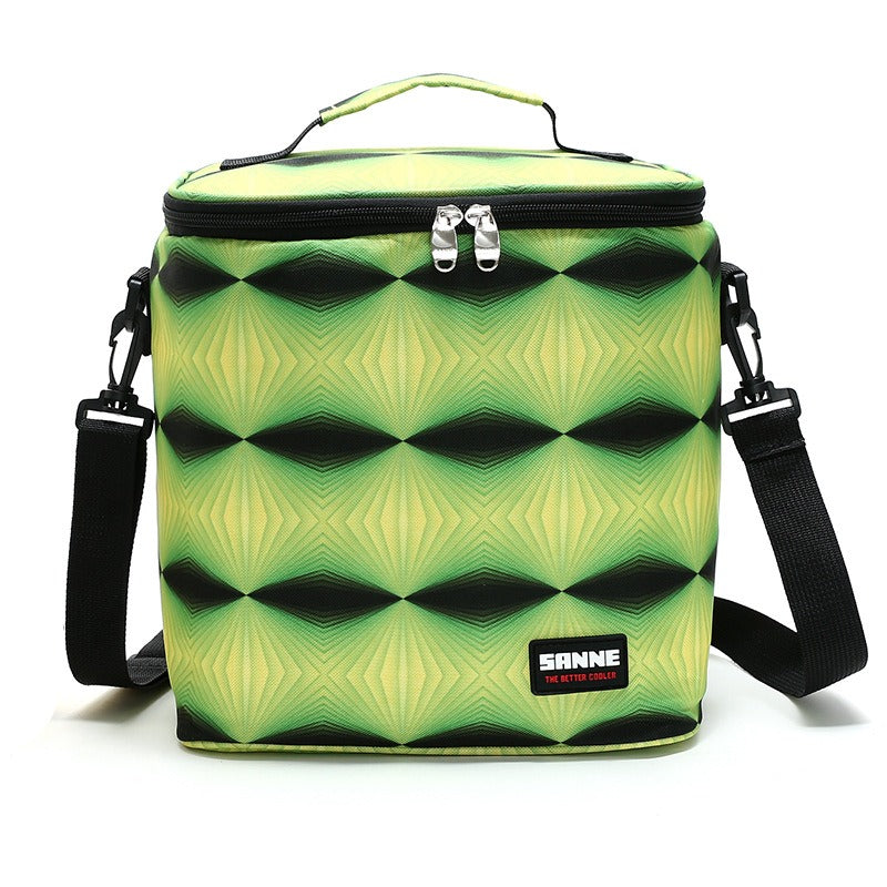 New thermal insulation bag outdoor large capacity picnic ice bag Oxford cloth portable lunch bag PVC