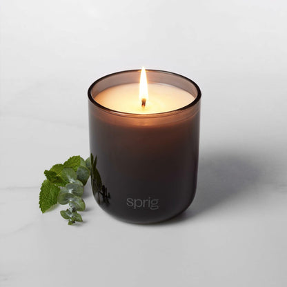 Sprig by Kohler Breathe Aromatherapy Candle with Eucalyptus and Mint -8 oz