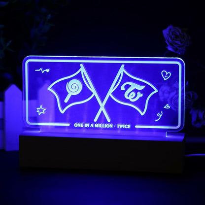 [Like New] Yanmzmin LED Night Light 7 Colors Adjustable Nightlight Lamp