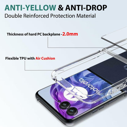 Sucnakp Clear TPU Case for Motorola Razr+ 2024 with TPU Bumper – YKL Clear