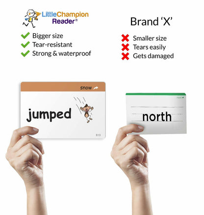 Little Champion 1,000 Sight Word Flashcards PreK-3rd Grade 10-Pack Set