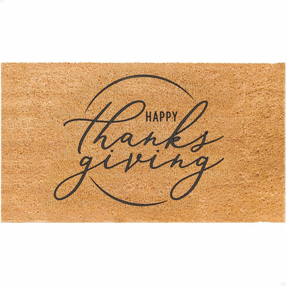 THEODORE MAGNUS 1 Count Fall Coir Non-Slip Outdoor Door Mat Welcome