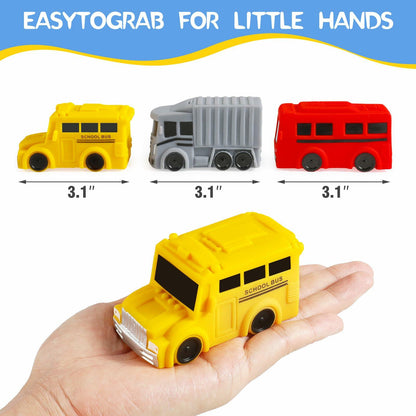 Car Bath Toys Mold Free No Hole for Infants 6-12 Months Toddler Toy