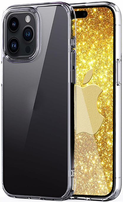 OLIVIC iPhone 15 Pro Max Case Ultra Clear Slim Shockproof Bumper Cover