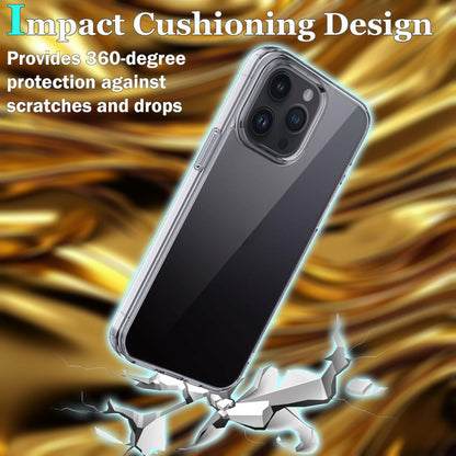 OLIVIC iPhone 15 Pro Max Case Ultra Clear Slim Shockproof Bumper Cover