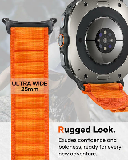 Nathlafu Galaxy Watch Ultra 47mm Band Rugged Alpine Loop Sport Strap