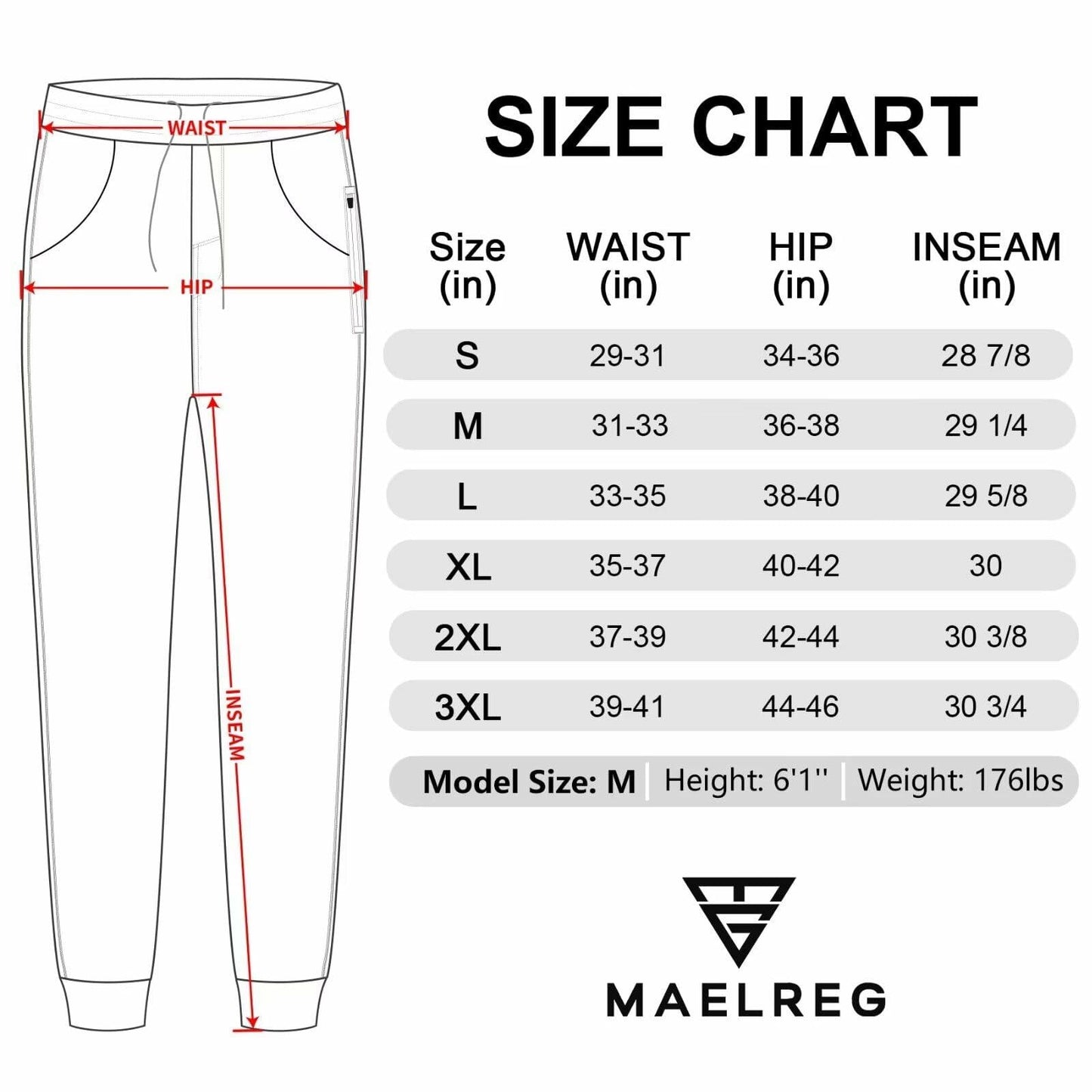 M MAELREG Mens Sweatpants Athletic Zipper Pockets Cobalt Heather Size L