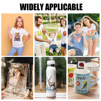 A-SUB Sublimation Paper 8.5x11in 120 Sheets 125gsm Heat Transfer Inkjet
