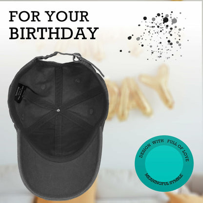 Rybicag 91st Birthday Vintage Hat 1934 for Men Women 91 Year Old Gift