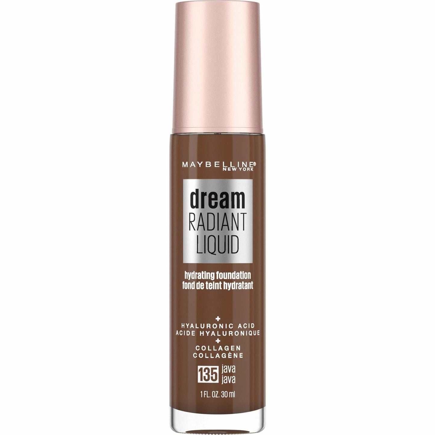 Maybelline Dream Radiant Liquid Medium Coverage Hydrating Makeup Java 1oz