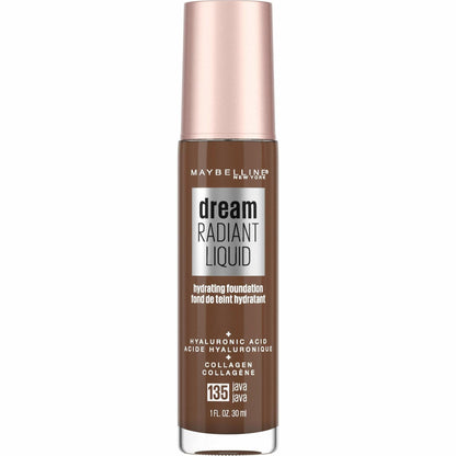 Maybelline Dream Radiant Liquid Medium Coverage Hydrating Makeup Java 1oz