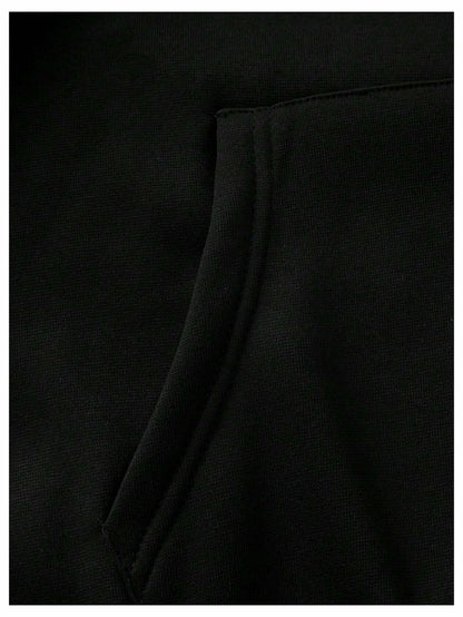 GORGLITTER Women's Halloween Hoodie Black Medium Oversized Sweatshirt