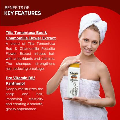 Oriense Volumizing Shampoo 20.2oz Chamomile & Tilia Silicone Paraben Free