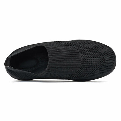 Umerigo Womens Slip On Tennis Shoes Breathable Mesh Black Size EU 40 USA W8.5