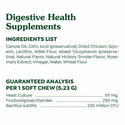 BestBy01/25 Greenies Digestive Health Probiotics DogTreats Chicken 7.8oz 40ct