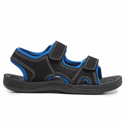 Skysole Boys Double Adjustable Strap Lightweight Slippers Royal Size 7-8 Toddler