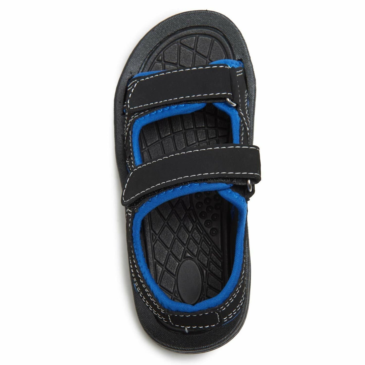 Skysole Boys Double Adjustable Strap Lightweight Slippers Royal Size 7-8 Toddler
