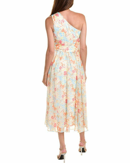 LIKELY Women's Sara Dress Ivory/Grey Multi Size 2 Stylish Elegant