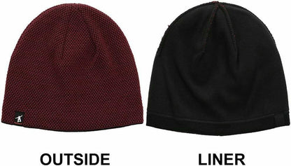 DOANNOTIUM Winter Beanie Skull Cap Warm Knit Lined Toboggan Hat 7-Wine Red