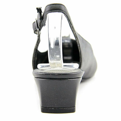 [Like New] Trotters Womens Dea Black Extra Narrow Slingback Heels Size 7
