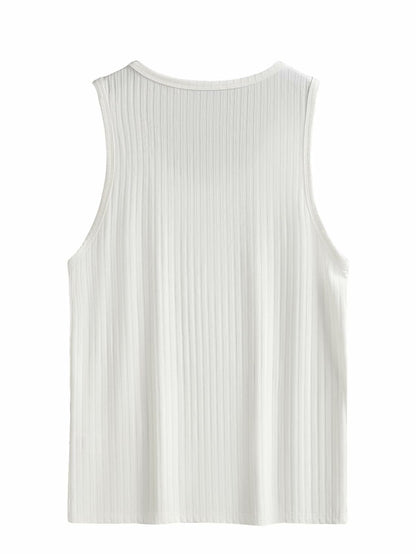 COZYEASE Men's Rib Knit Sleeveless Tank Top Green Small Casual Bodycon
