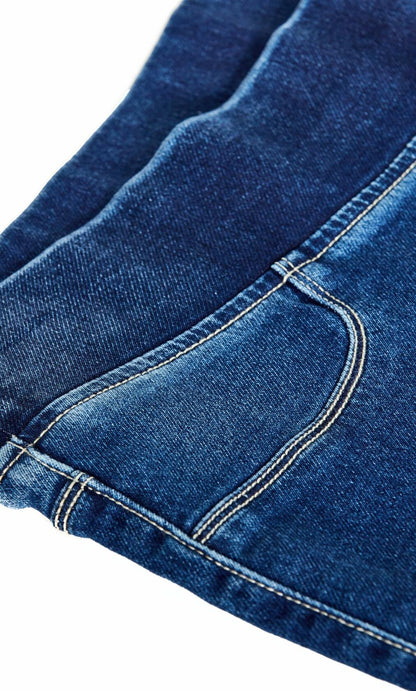 Avenue Women's Plus Size Pull On Cropped Denim Legging Mid Wash