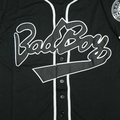 ACAIL Biggie Bad Boy Movie Baseball Jersey Stitched Black Size S