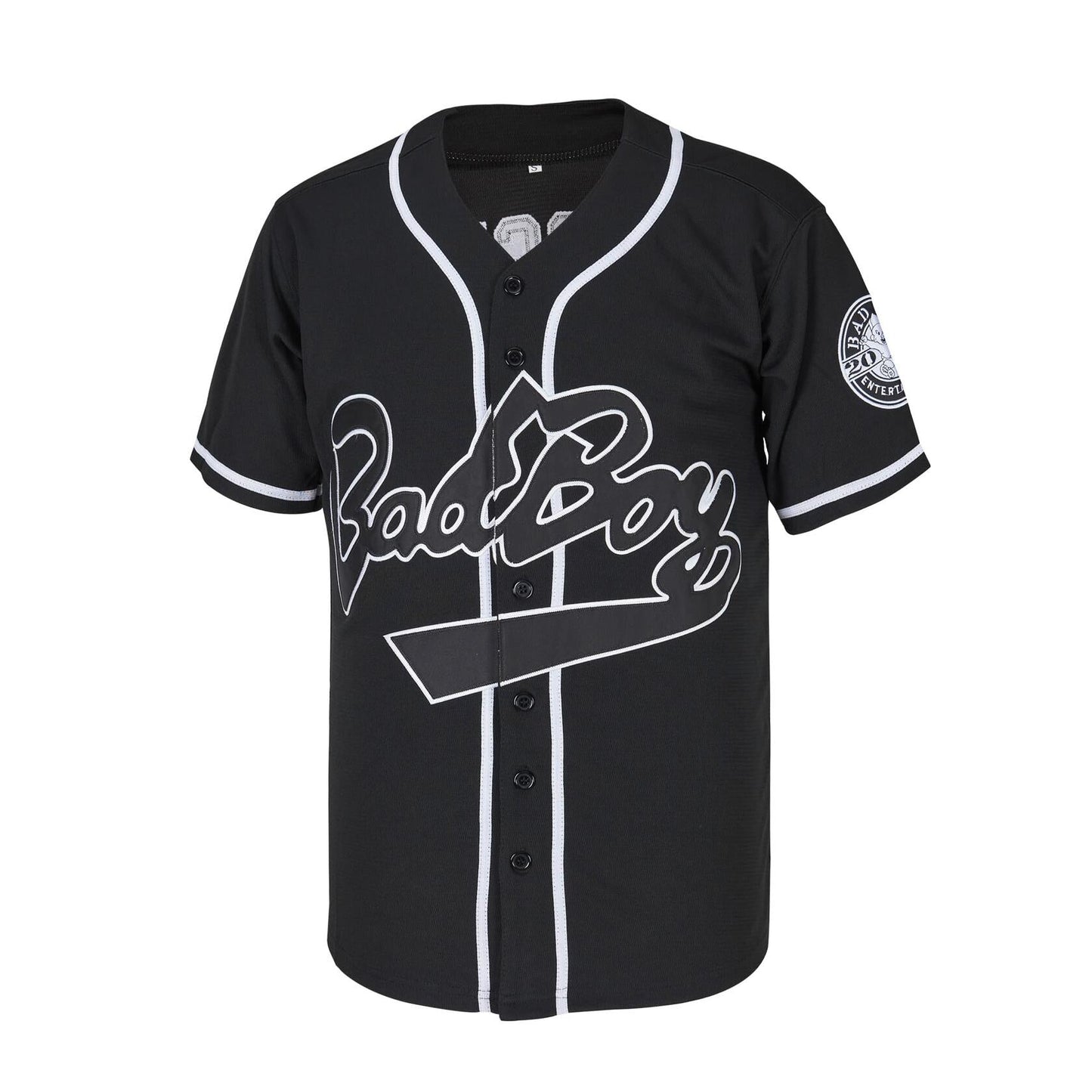 ACAIL Biggie Bad Boy Movie Baseball Jersey Stitched Black Size S