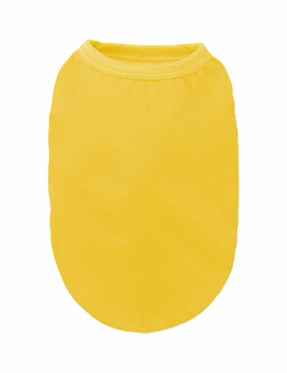 Cotton Dog Shirt Small Size Soft Breathable Sleeveless Vest for Small Dogs