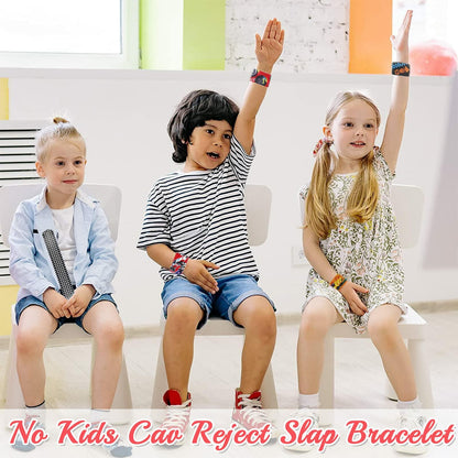 Acehome 48 PCS Kids Slap Bands Wristbands Bulk Vinyl Rolls Car