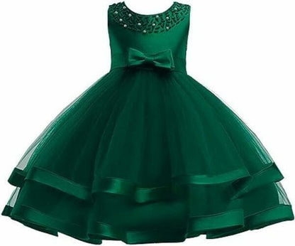 guchoo Girls Christmas Flower Dress Green Size 70 Special Occasion