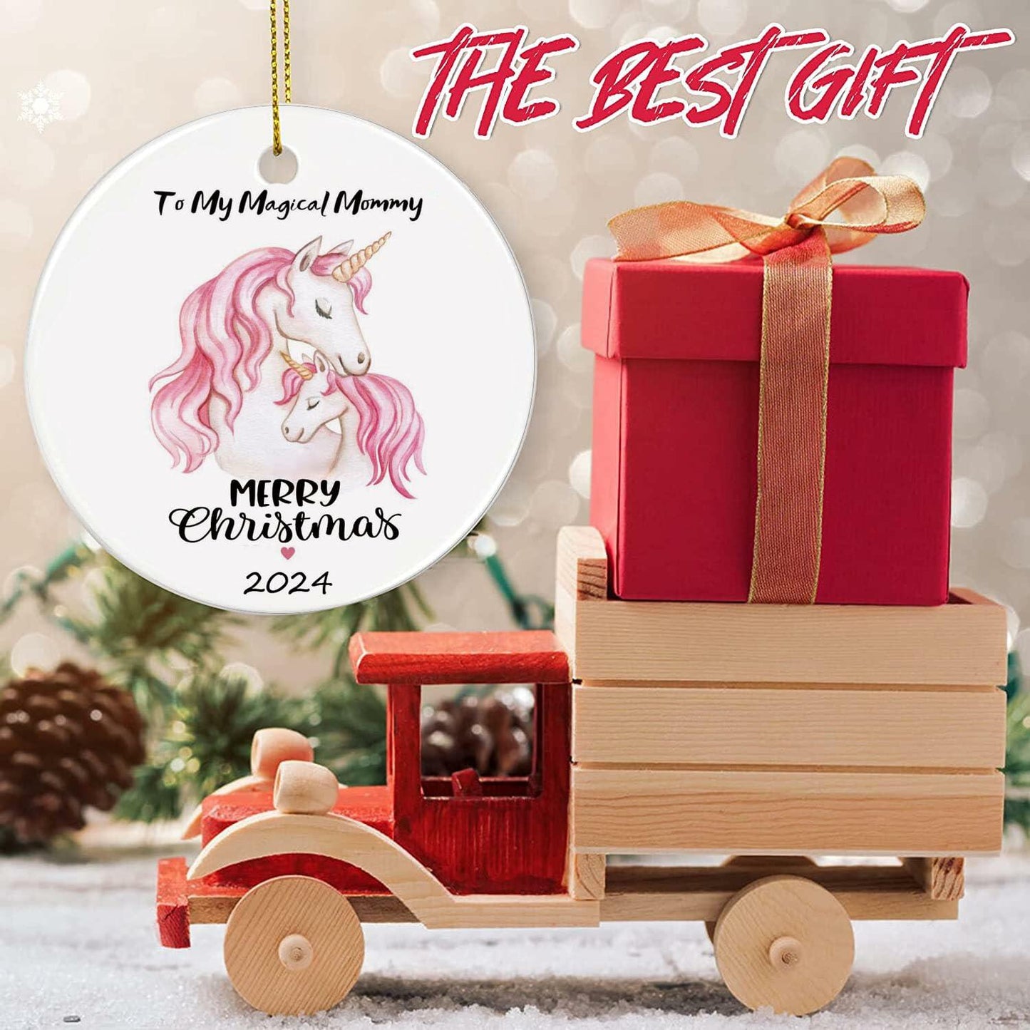To My Magical Mommy -  Christmas Ornament Gift