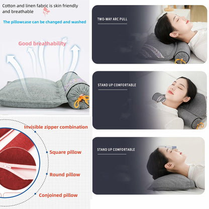 APSWUDR Cervical Traction Pillow ZT2-01 Green 17x13in 1P