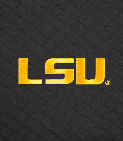 Vantage Apparel LSU Tigers Quilted Vest Full Zip Size S