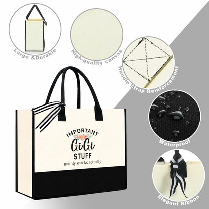 YUANHAO Gigi Gifts Large Tote Bag Shopping Grocery Utility Bag