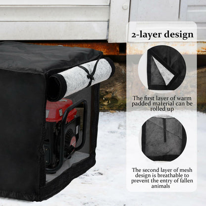 Outdoor Pool Heater Cover Waterproof Plush Lining 24x11x11in